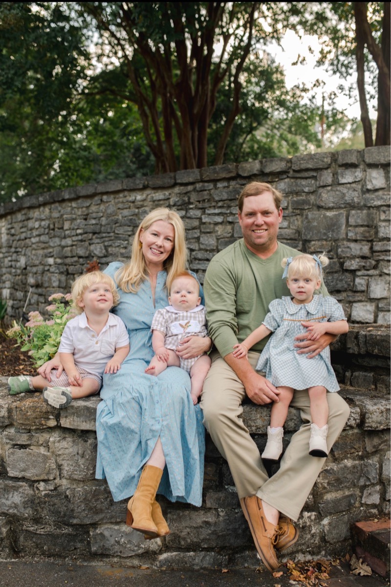 Clay McCord and family — owner of Nashville Land and Light